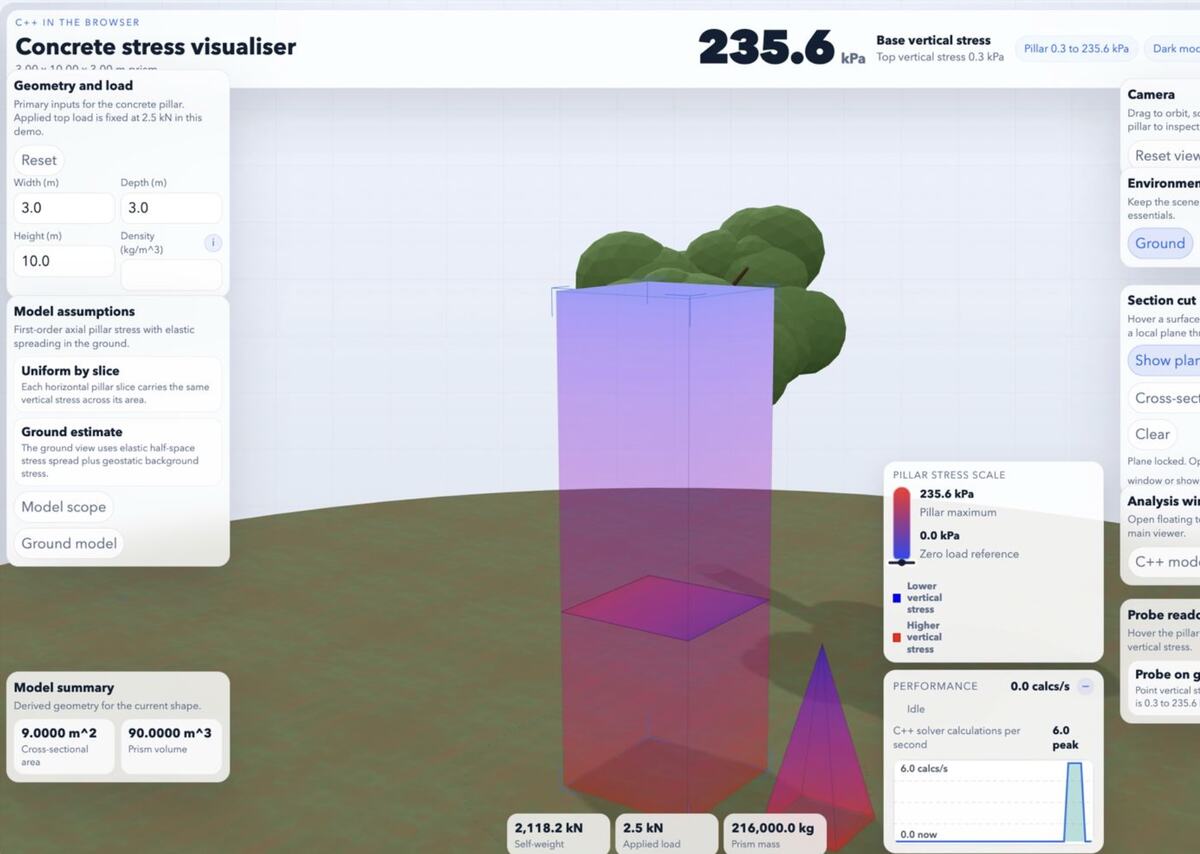 Screenshot of a C++ file selected in WebStorm while working on the WebAssembly physics post