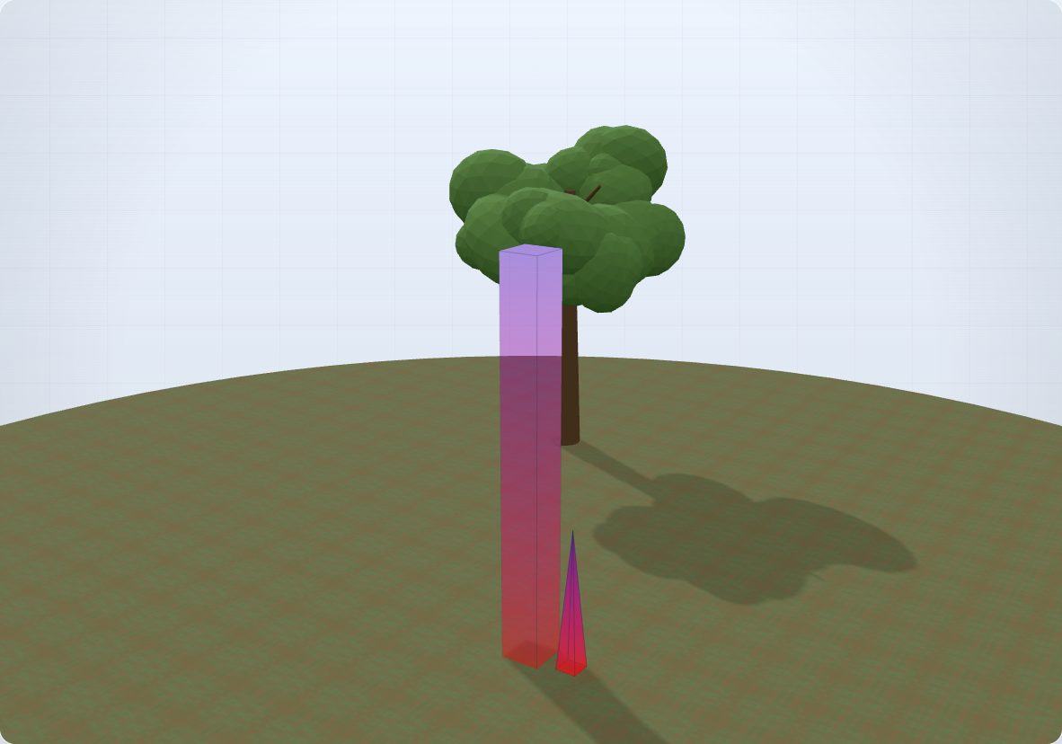 My WebJenga experiment showing how a concrete pillar carries weight